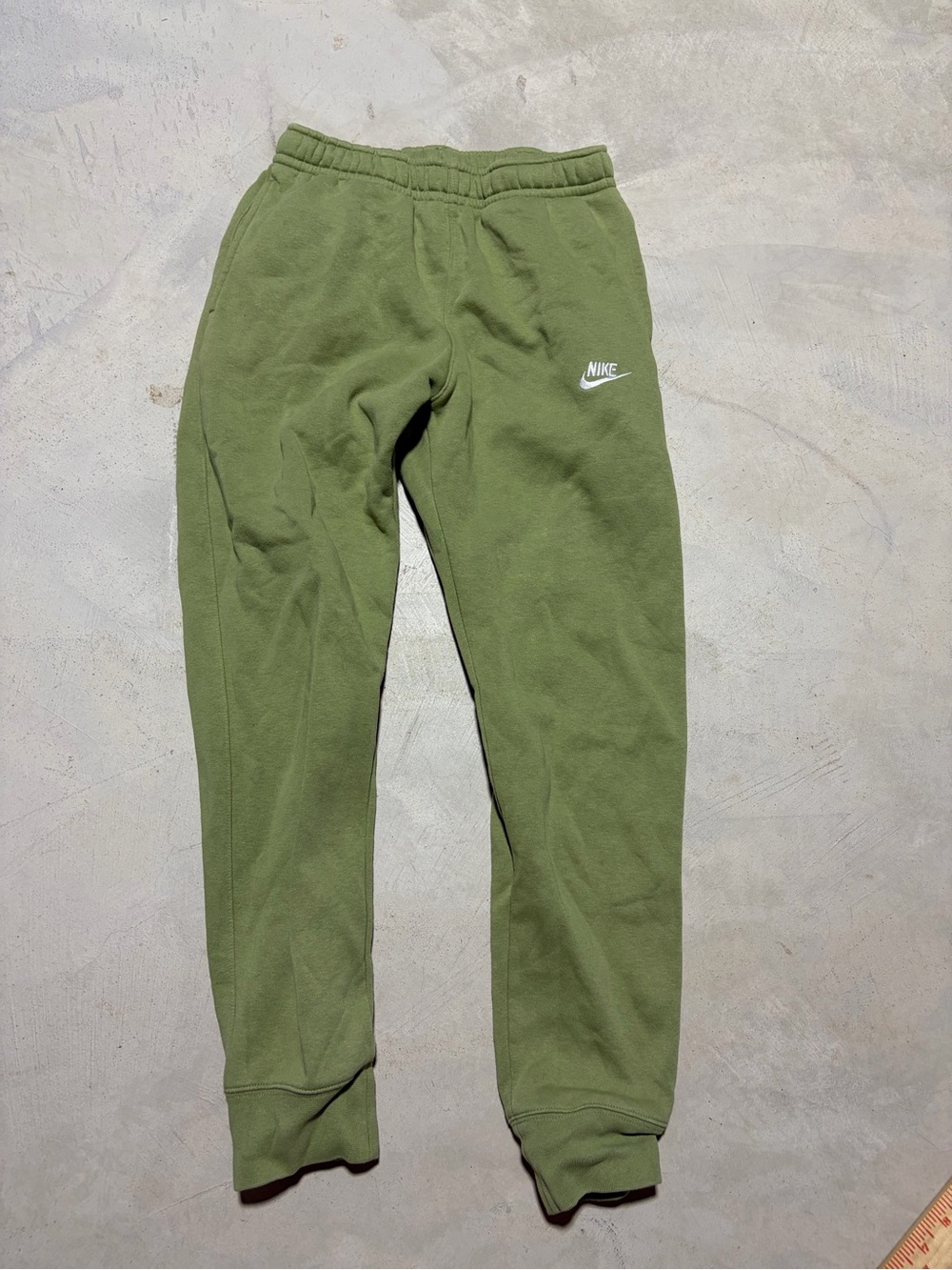 Nike Green women’s swoosh Joggers small